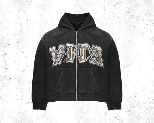 CAMOUFLAGE ZIP UP